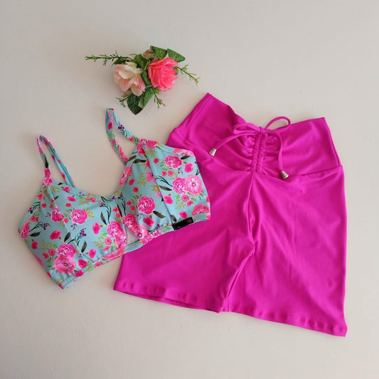 Floral Print Short Set